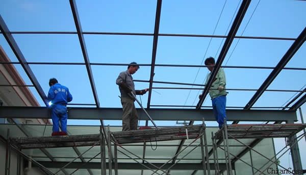 溫室陽光板安裝 溫室陽光板安裝